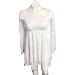 Amazon Women's Long Sleeve White Dress